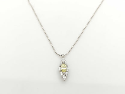 D0.36ct D0.40ct PT900/850 4.4g Necklace 