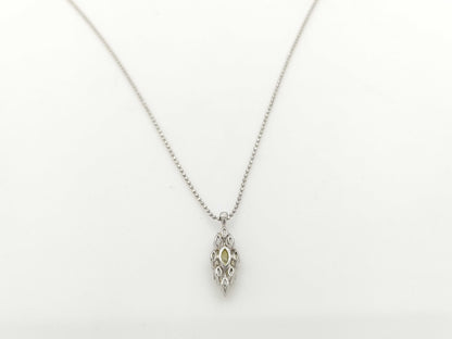 D0.36ct D0.40ct PT900/850 4.4g Necklace 