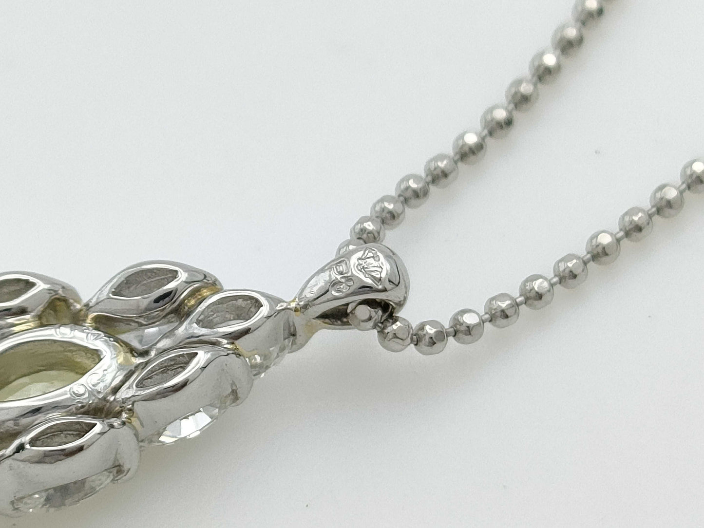 D0.36ct D0.40ct PT900/850 4.4g Necklace 