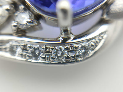 TZ4.94ct D0.91ct D0.04ct PT900 8.4g Pendant Top 