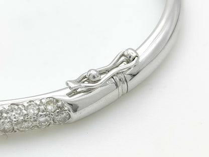 D2.50ct K18 16.7g Bracelet Bangle 