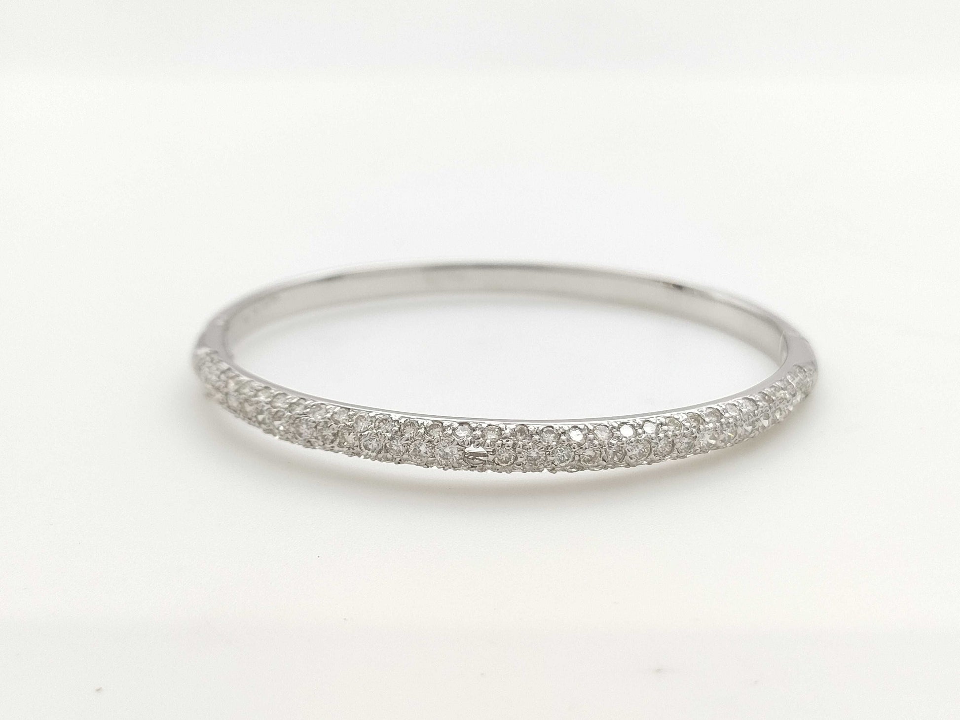 D2.50ct K18 16.7g Bracelet Bangle 