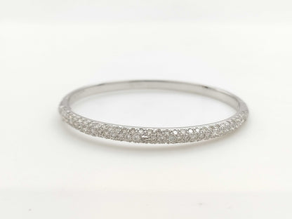D2.50ct K18 16.7g Bracelet Bangle 