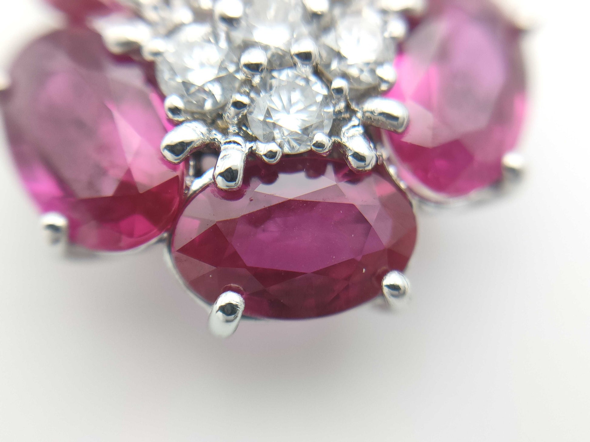 R2.34ct D0.22ct K18WG 2.3g Pendant Top 