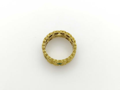 Cartier Enamel YG 18KT 6.7g Ring 