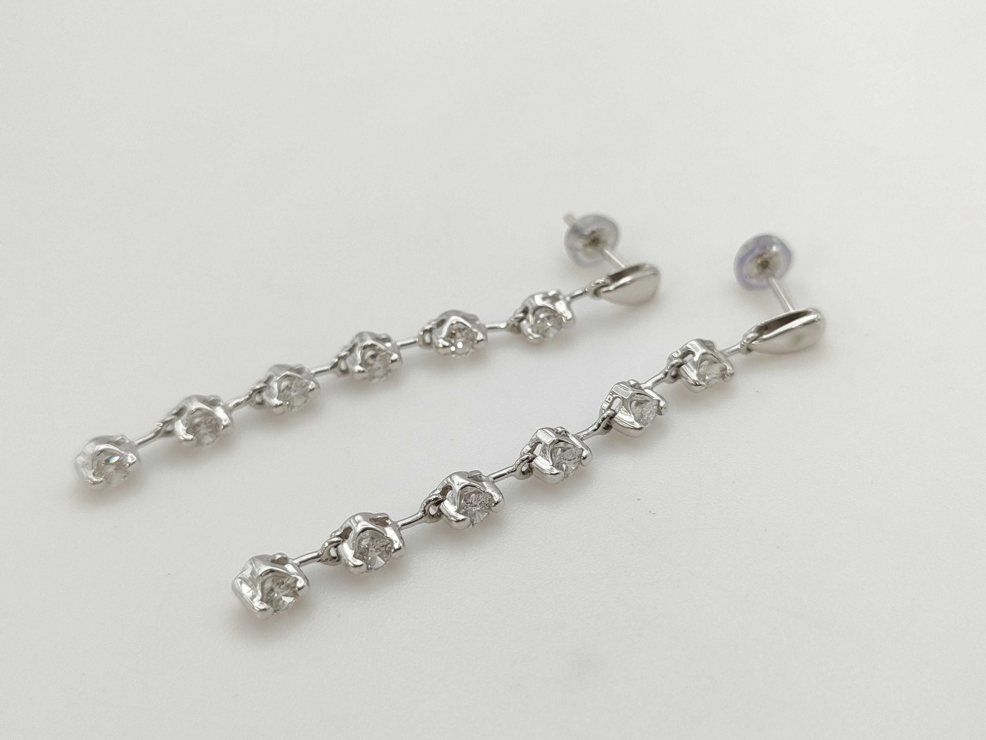 D0.50ct D0.50ct PT900 5.0g Earrings 
