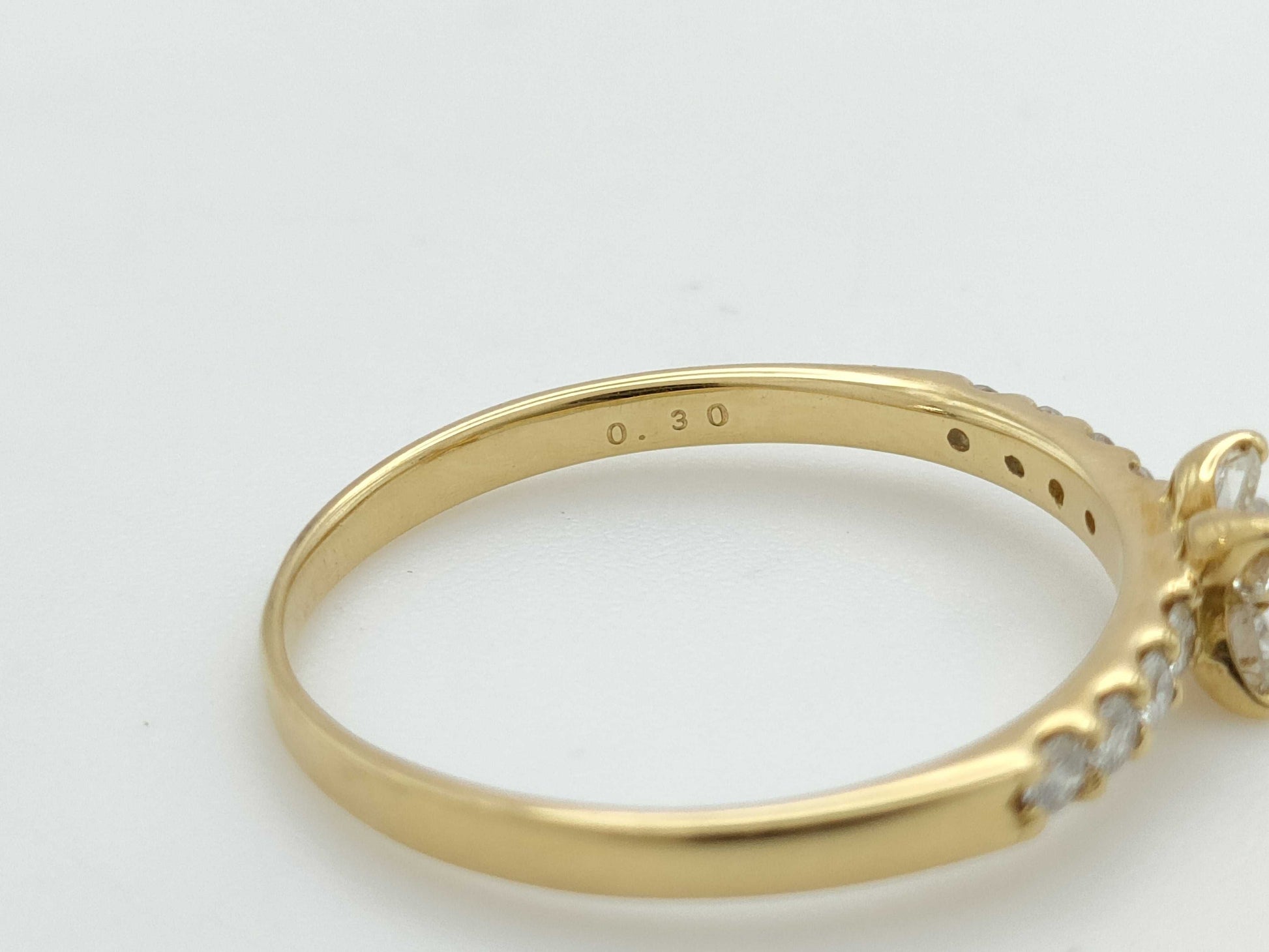 D0.30ct K18 1.8g Ring 