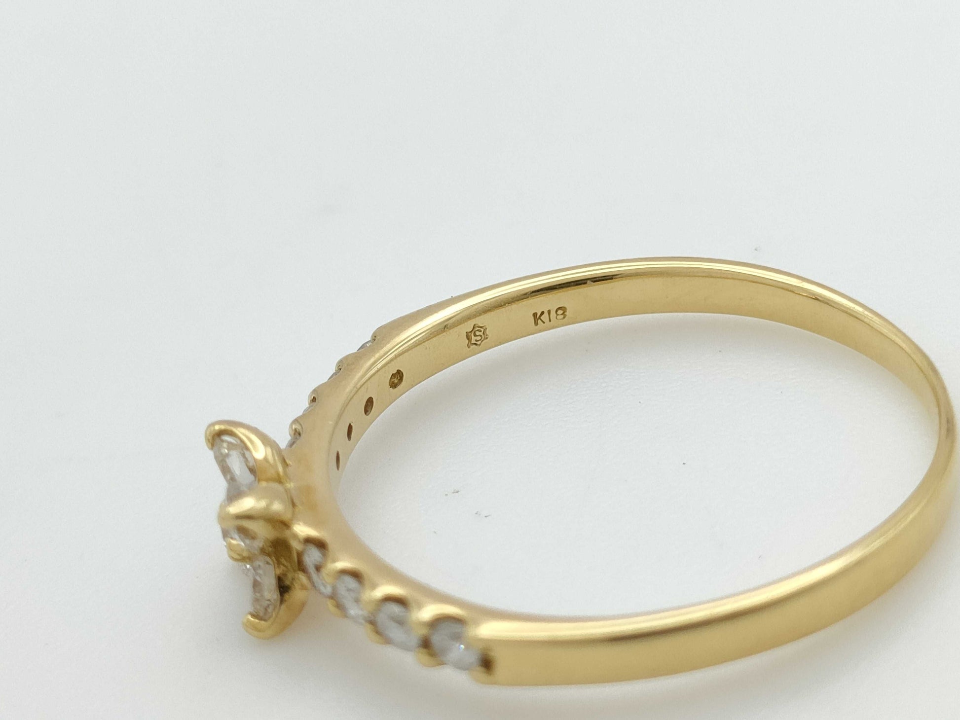 D0.30ct K18 1.8g Ring 