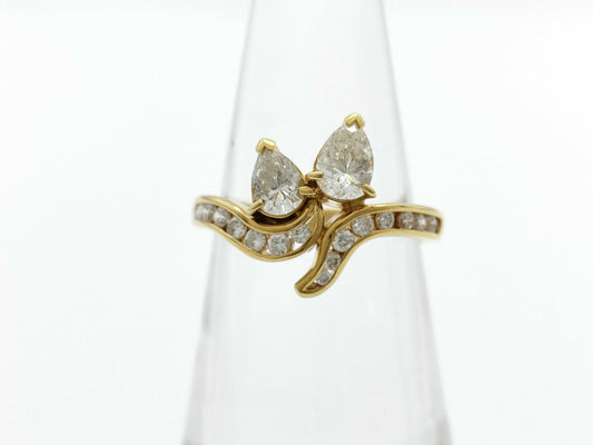 D0.63ct D0.23ct K18 3.5g Ring 