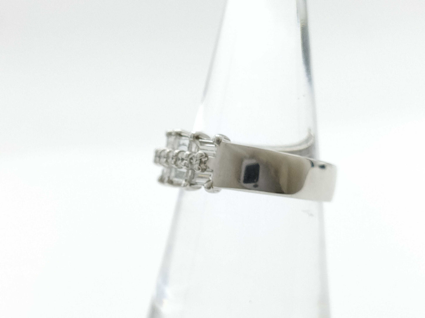 D1.26ct K18WG 6.0g Ring 