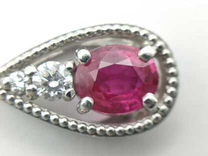 R0.59ct D0.07ct PT900 1.6g Pendant Top 