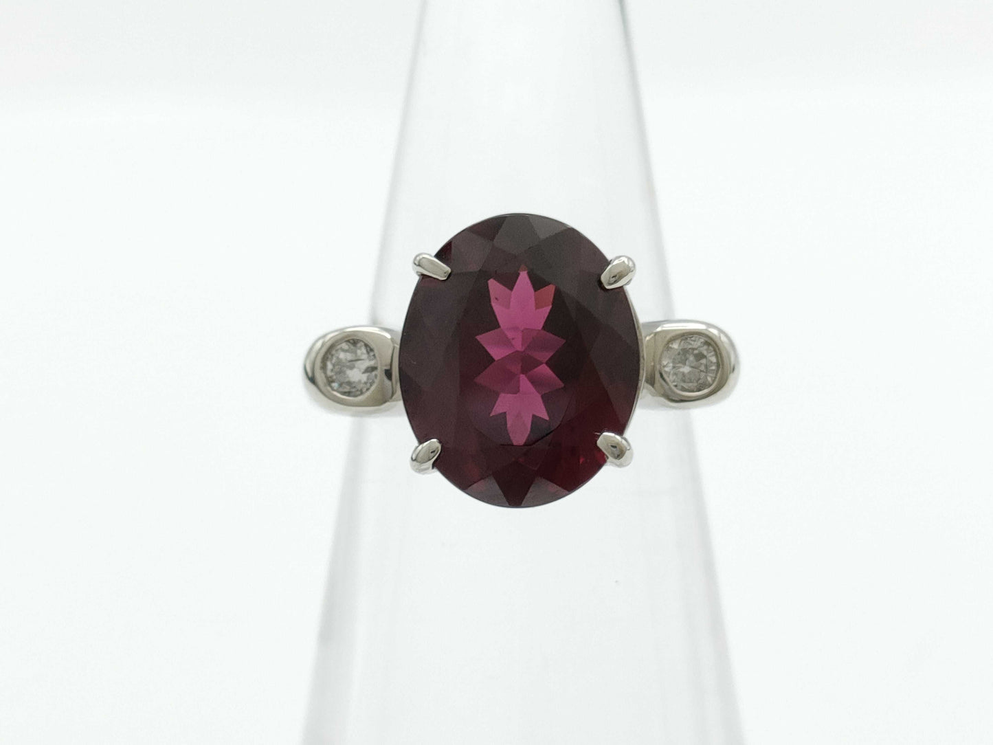 RGA5.24ct D0.09ct PT850 8.8g Ring 