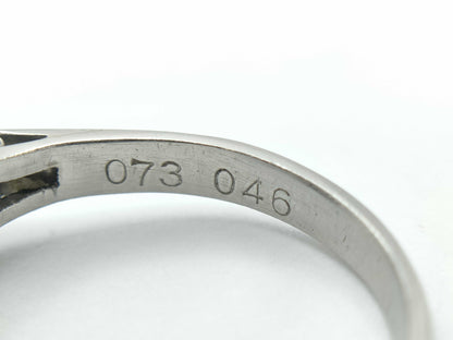 Mitsukoshi S0.73ct D0.46ct PT900 3.8g Ring 