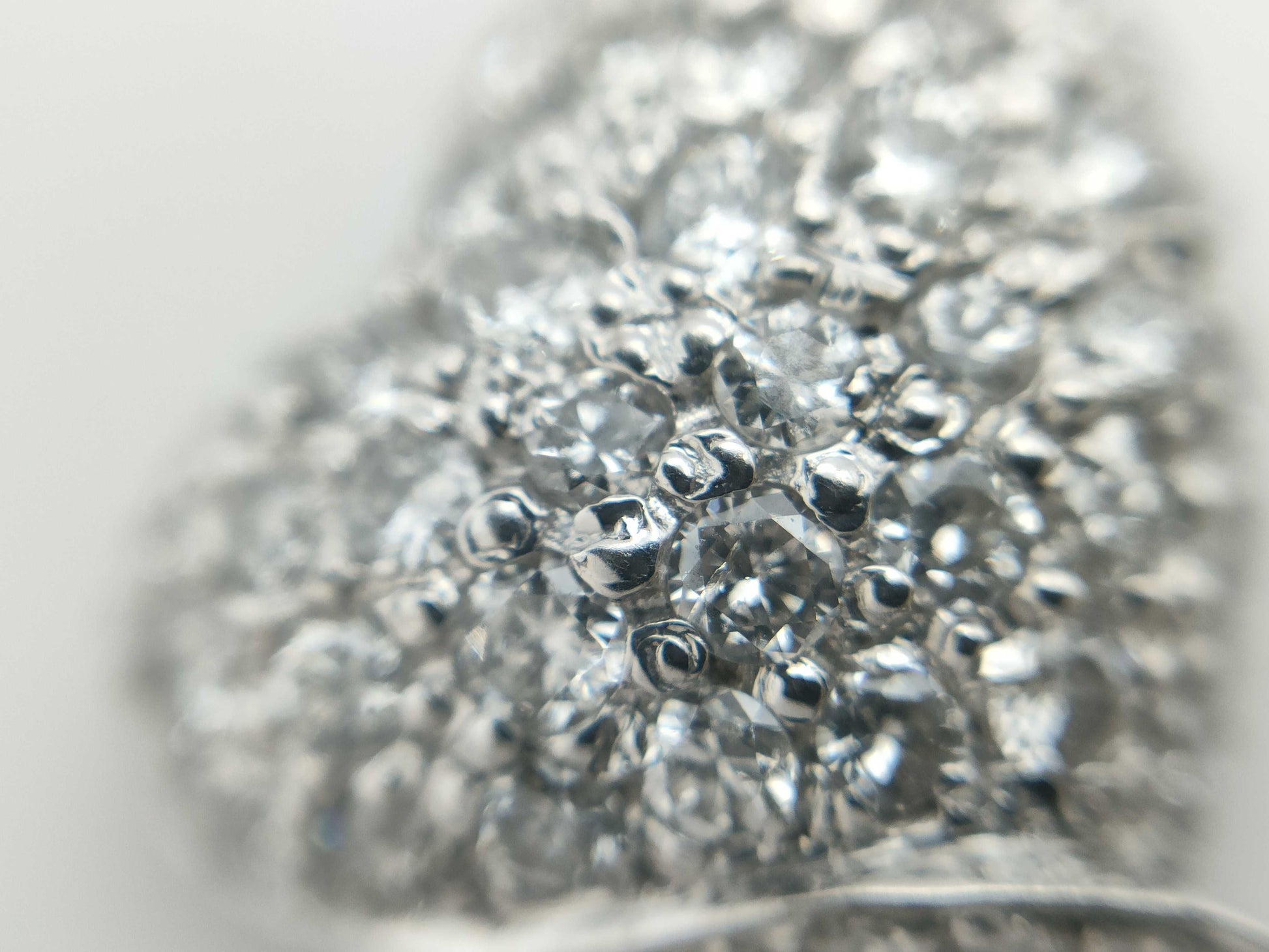 D1.00ct K18WG 3.5g Necklace 