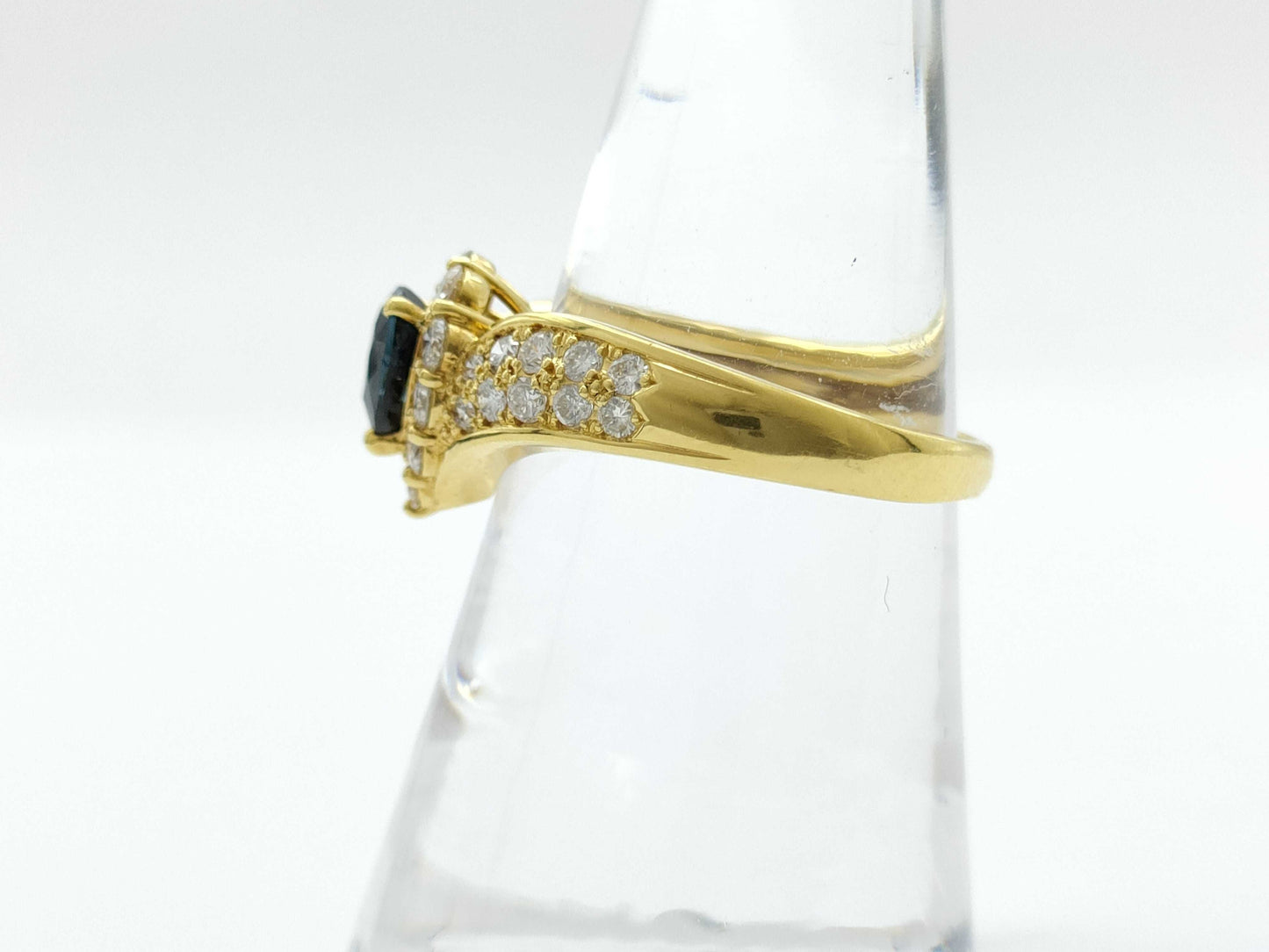 S0.72ct D0.81ct K18 4.4g Ring 