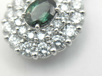 TASAKI AX0.33ct D0.75ct PT900/850 7.4g Necklace 