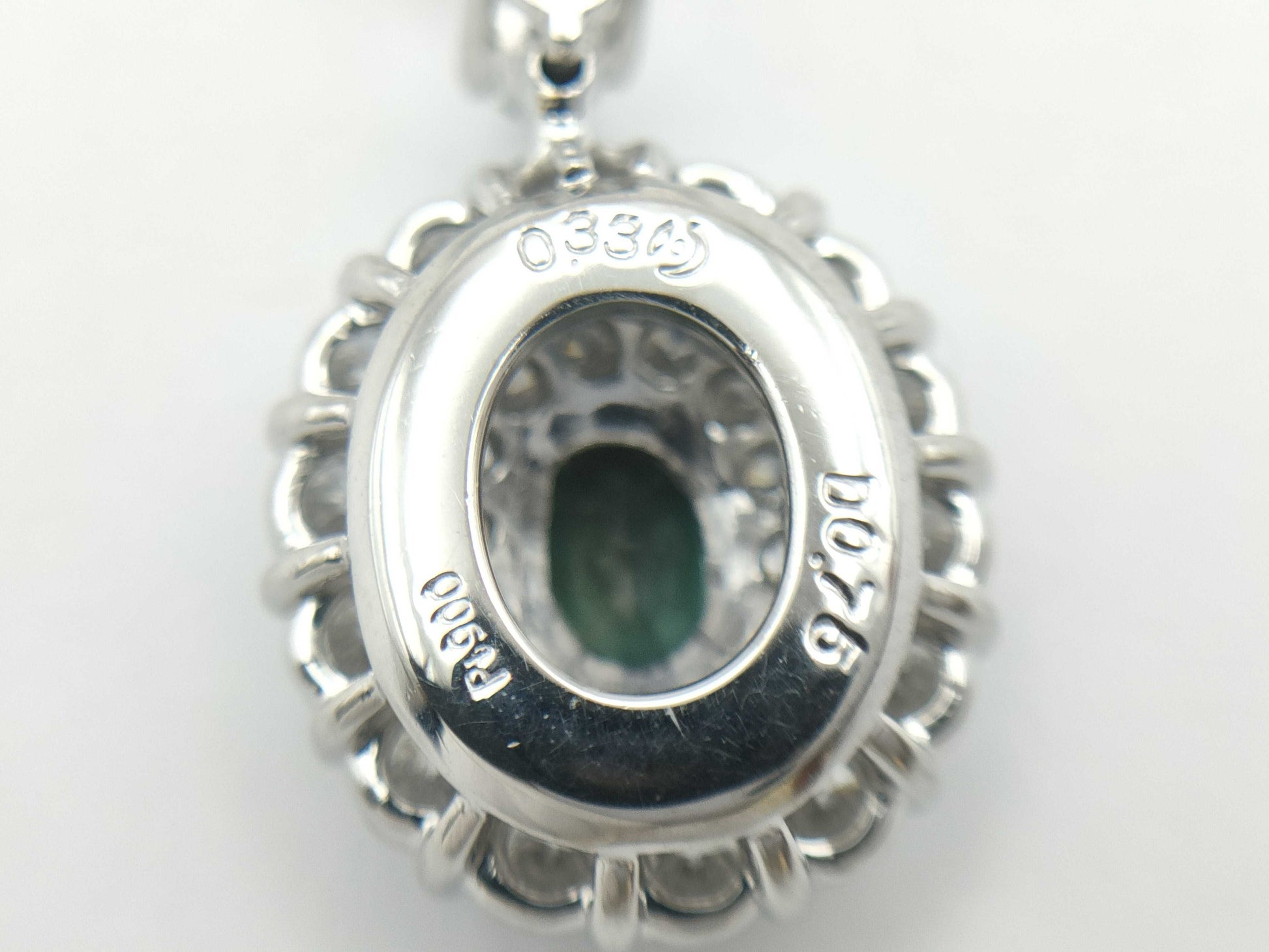 TASAKI AX0.33ct D0.75ct PT900/850 7.4g Necklace 