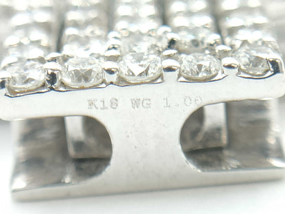 D1.00ct D0.75ct D0.25ct K18WG 9.6g Pendant Top 