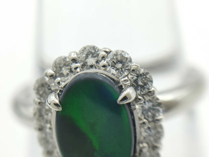 BOP0.74ct D0.44ct PT900 5.0g Ring 