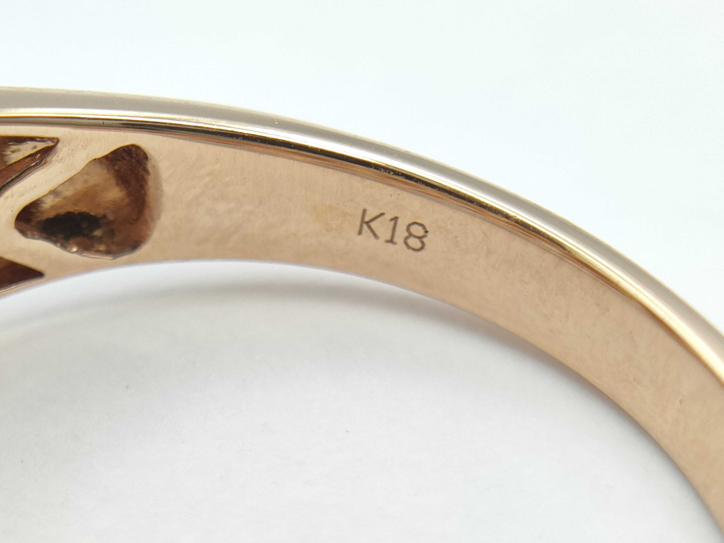 ITZ4.80ct K18PG 7.4g Ring 