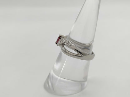 R0.34ct D0.24ct PT900 6.8g Ring 
