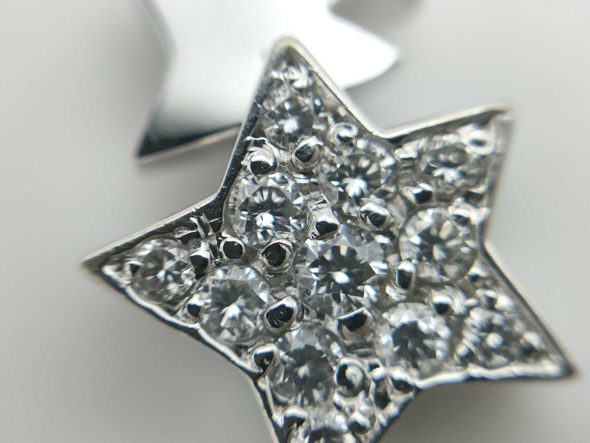 GOLDEN DEW D0.20ct K18 1.9g Pendant Top 