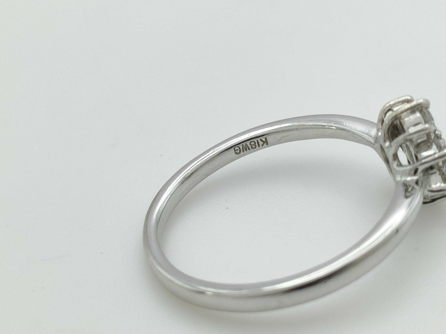 D0.23ct K18WG 2.5g Ring 