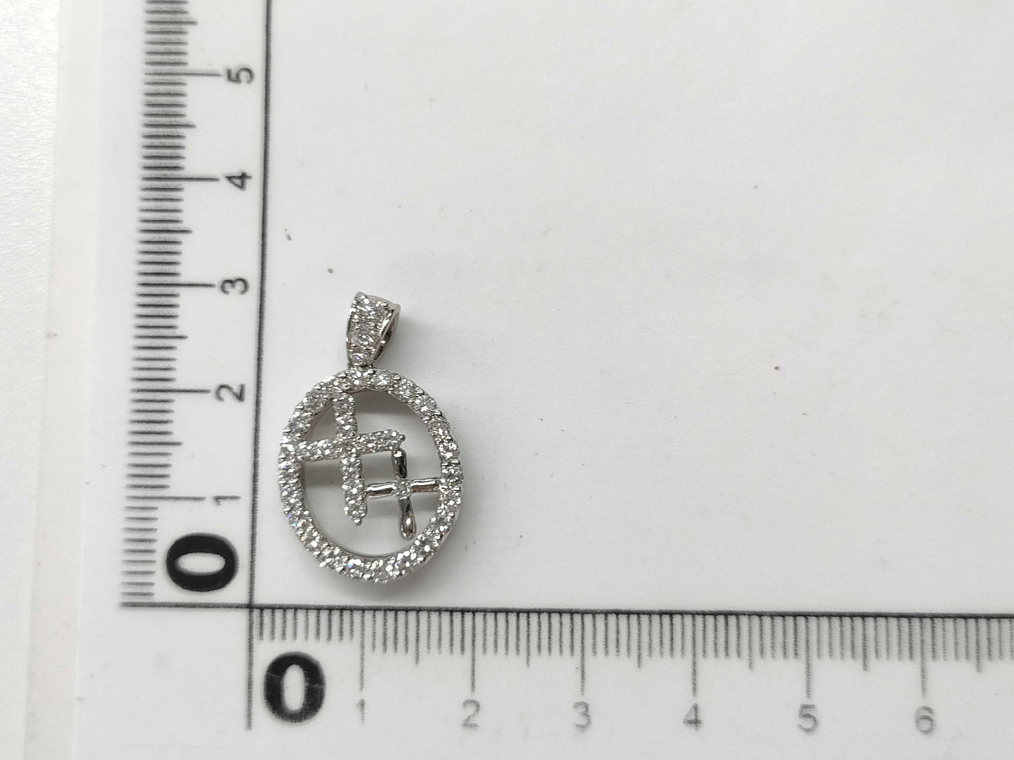 D1.00ct PT900 7.6g Pendant Top 