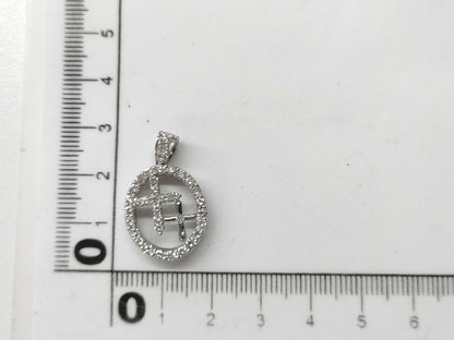 D1.00ct PT900 7.6g Pendant Top 