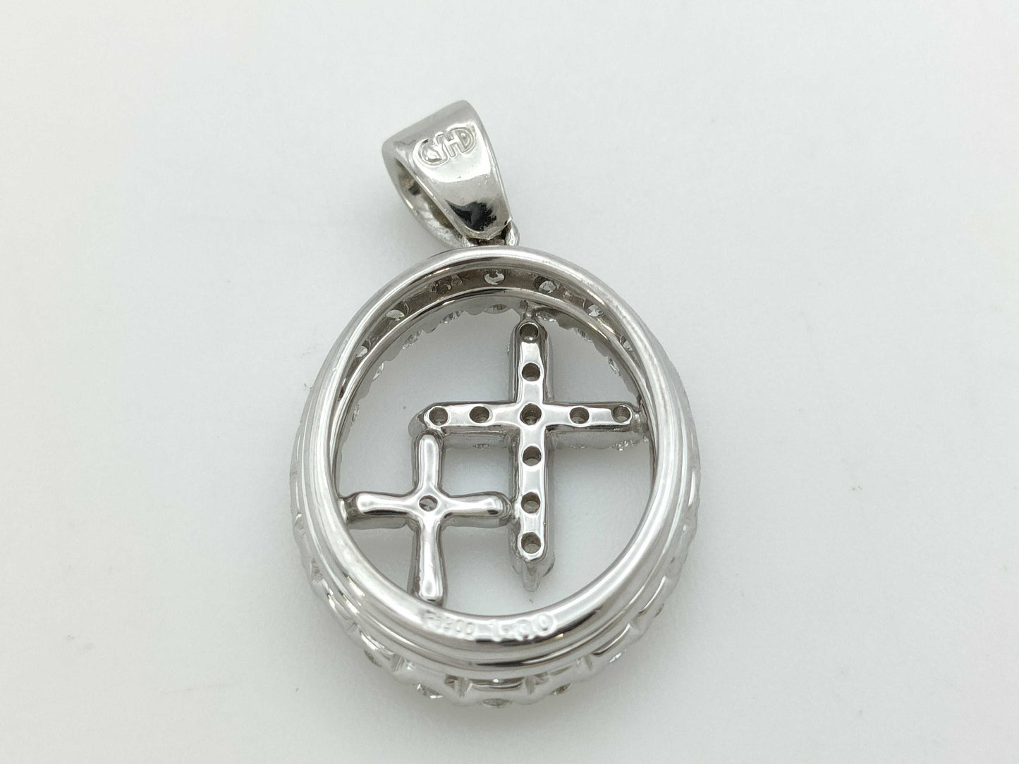 D1.00ct PT900 7.6g Pendant Top 