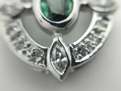 AX0.40ct D0.30ct PT900 3.9g Pendant Top 