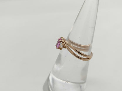 PS0.52ct D0.06ct K18PG 2.5g Ring 