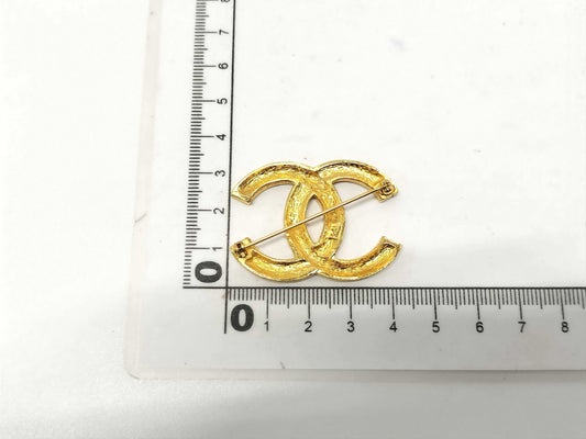 CHANEL GP Brooch Rhinestone Brooch