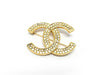 CHANEL GP Brooch Rhinestone Brooch
