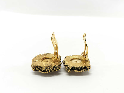 CHANEL GP Earrings Faux Pearl Earrings