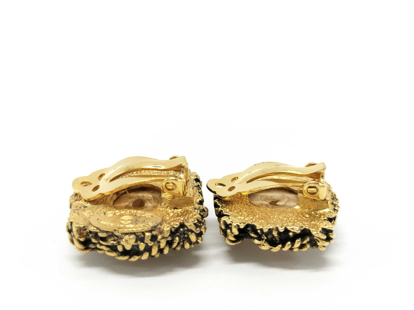 CHANEL GP Earrings Faux Pearl Earrings