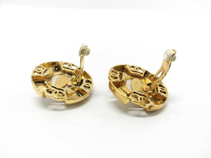 CHANEL GP Faux Pearl Earrings