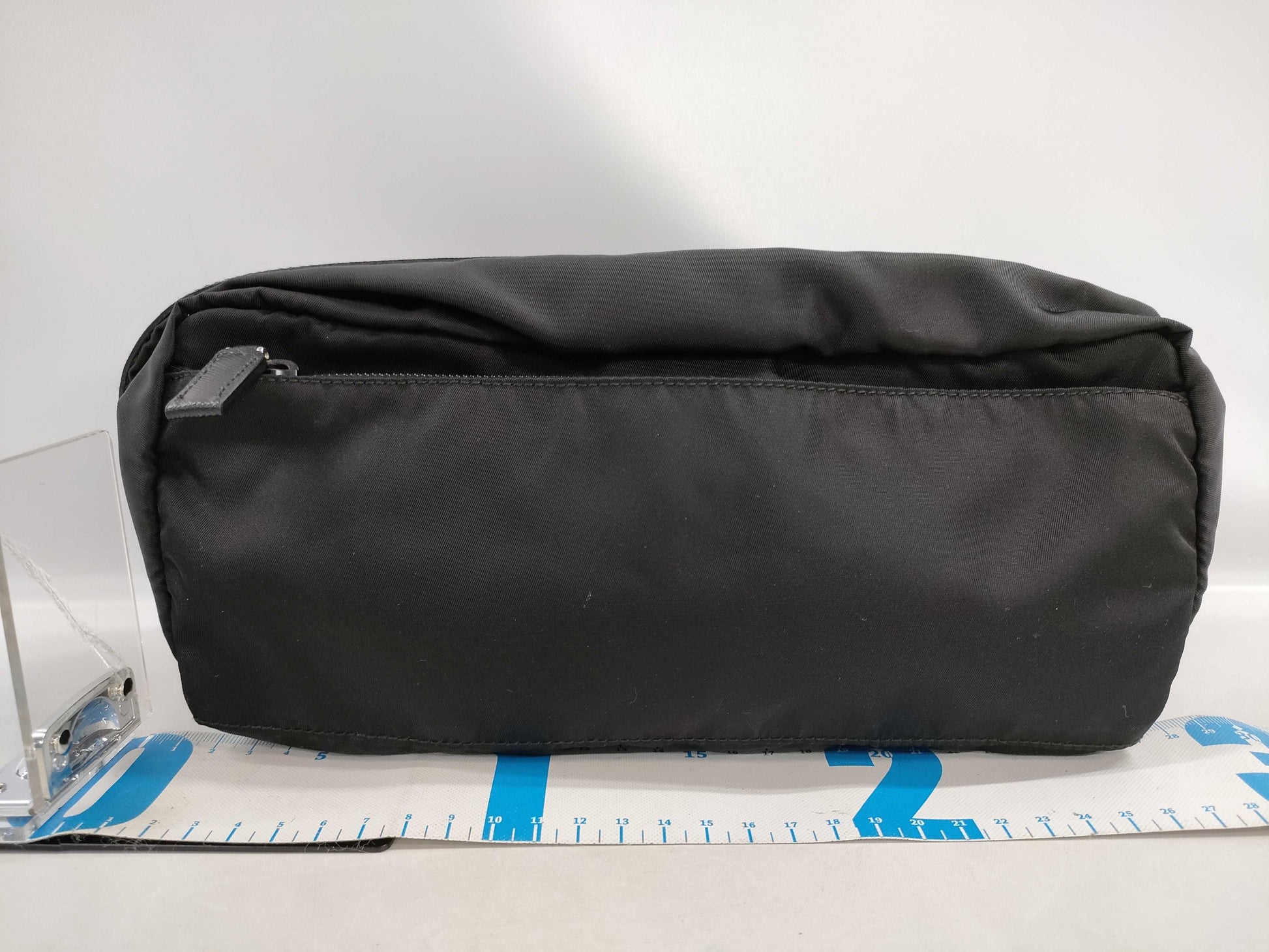 PRADA Tessuto Nylon and Saffiano Leather Pouch