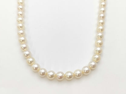 MIKIMOTO Pearl Diameter Approx. 7.0mm-7.4mm K18 9.0g Necklace 