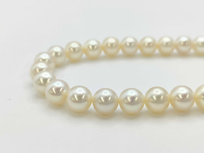 MIKIMOTO Pearl Diameter Approx. 7.0mm-7.4mm K18 9.0g Necklace 