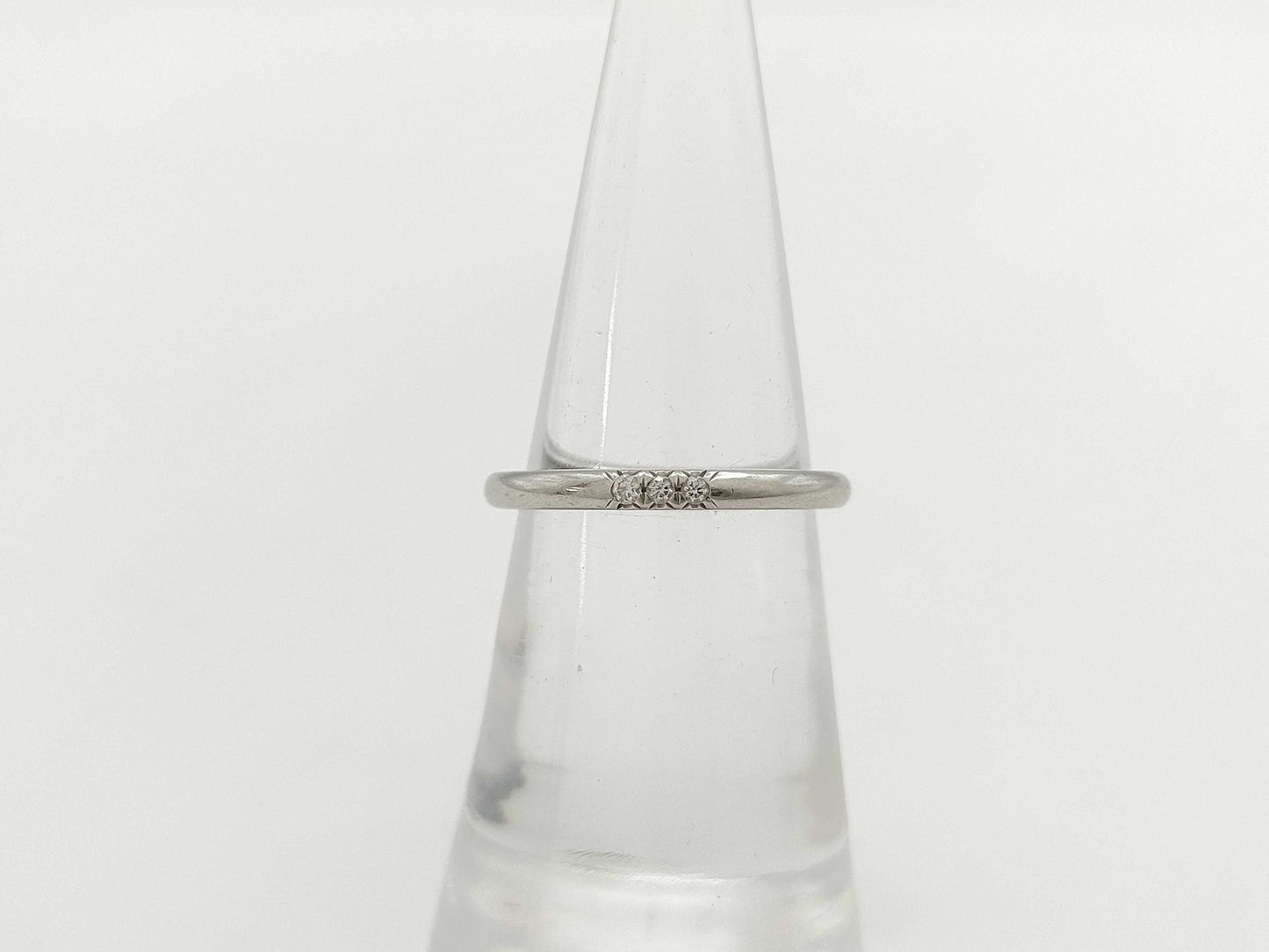 Tiffany & Co. Band 3PD PT950 3.4g Ring 