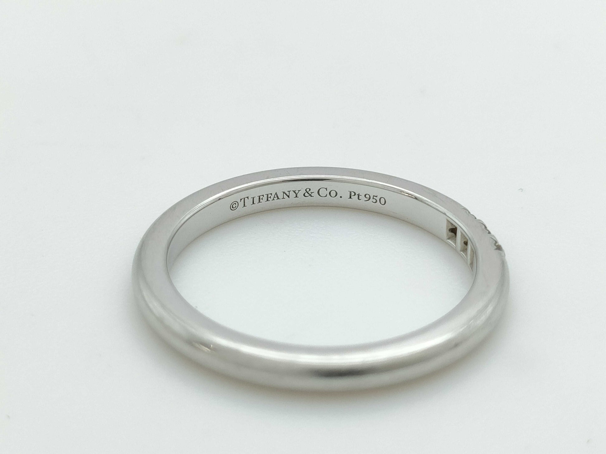 Tiffany & Co. Band 3PD PT950 3.4g Ring 