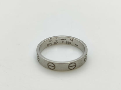 Cartier Mini Love #51 PT850 4.0g Ring 
