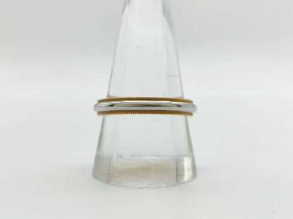 Tiffany & Co. Millgrain 750/PT950 6.6g Ring 