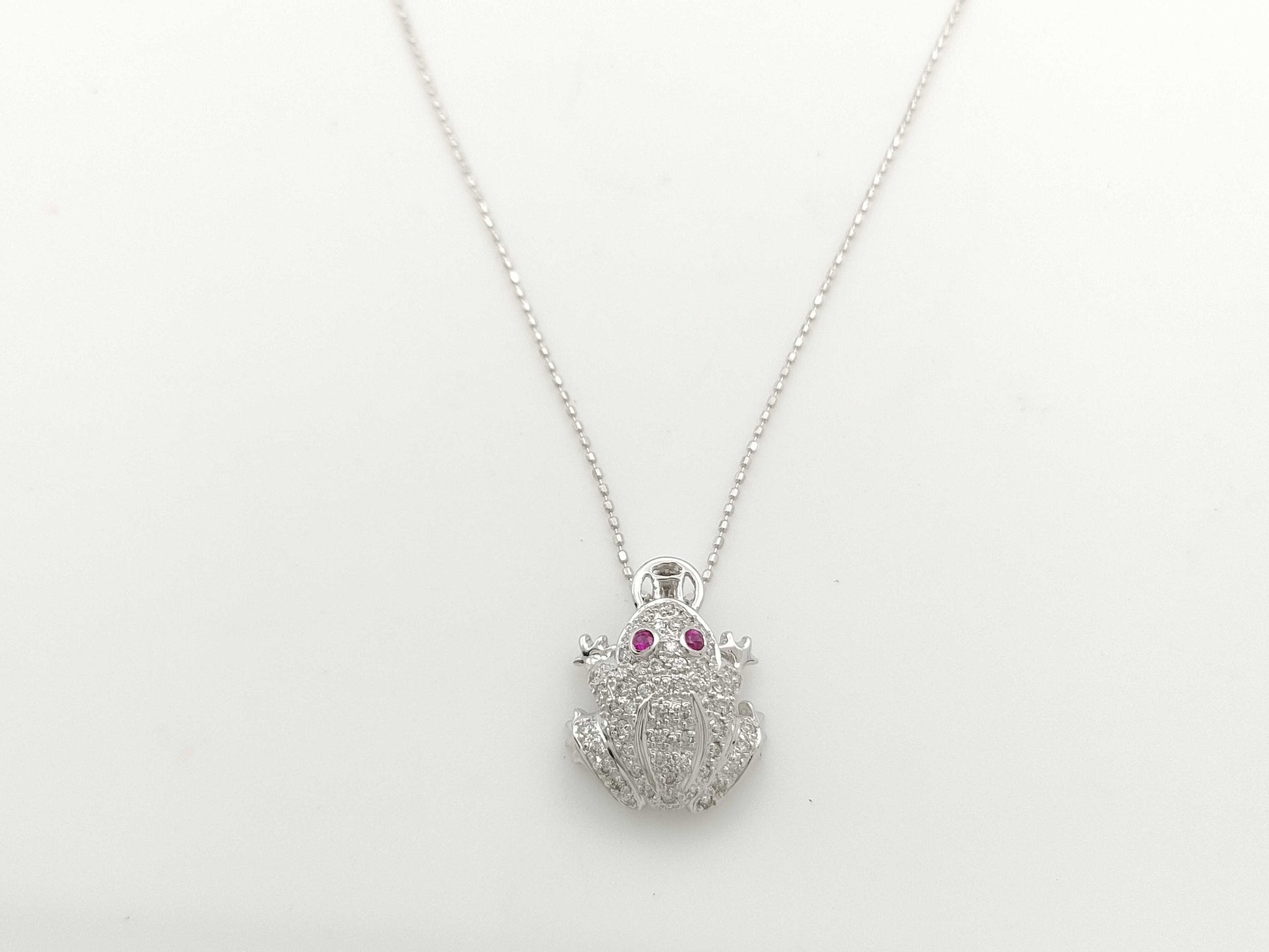R0.05ct D0.22ct K18 5.0g Necklace 