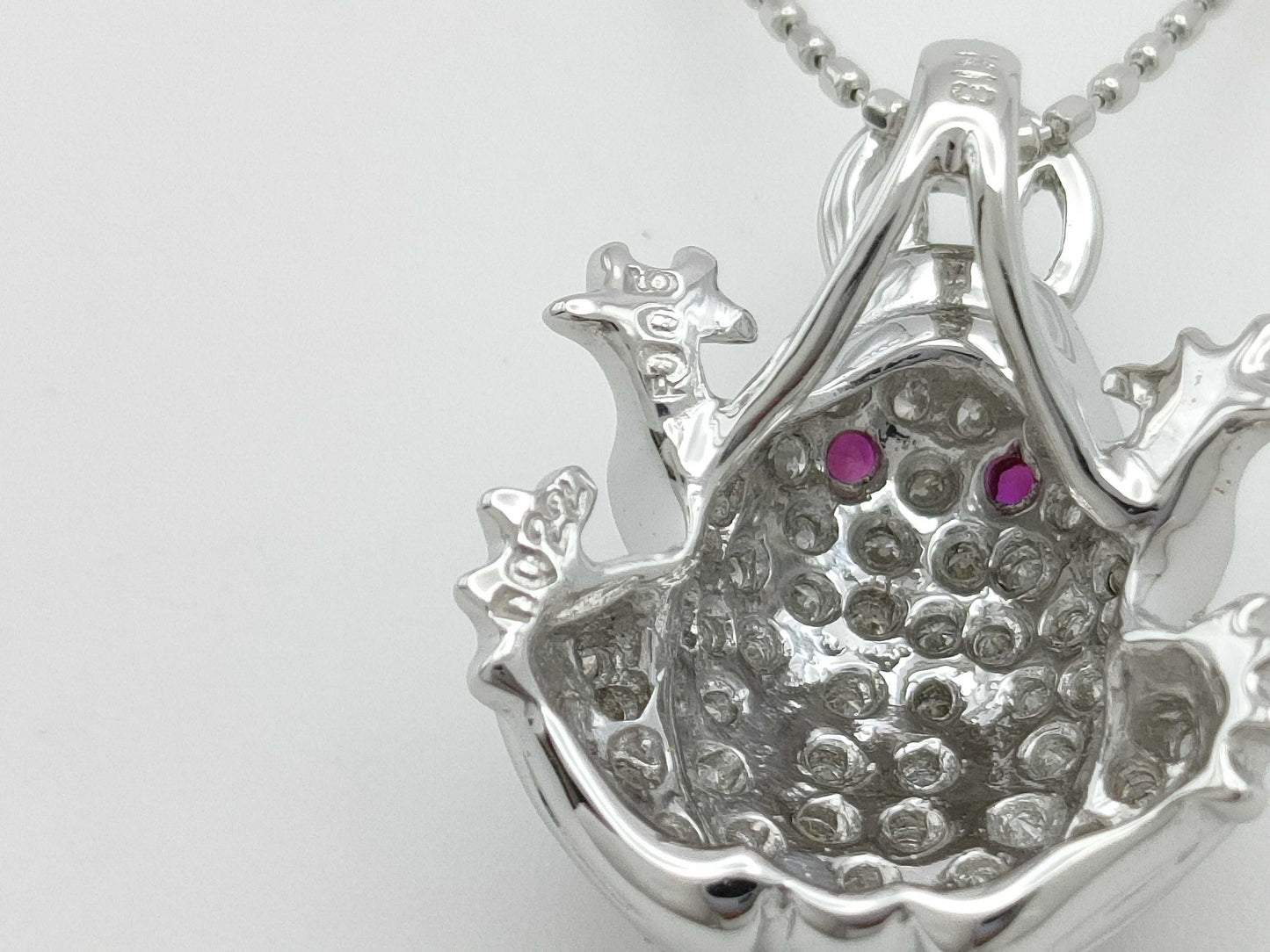 R0.05ct D0.22ct K18 5.0g Necklace 