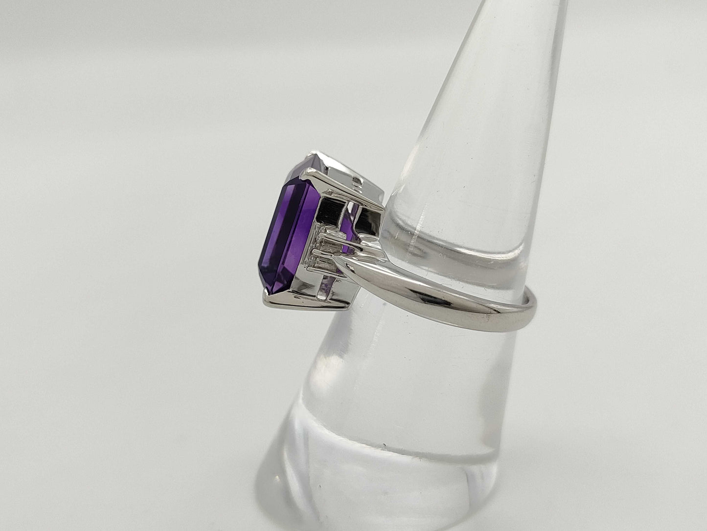 AM6.50ct D0.09ct PT900 10g Ring 