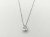 D1.014ct K18WG 2.4g Necklace 