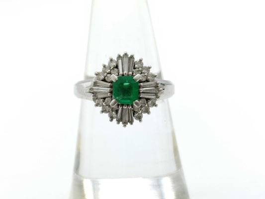 E0.33ct D0.44ct PT900 7.7g Ring 