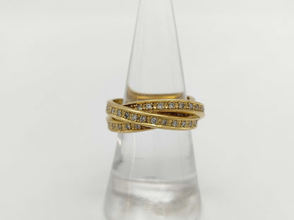 D1.00ct K18 10g Ring 